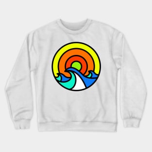 Sea Waves Crewneck Sweatshirt